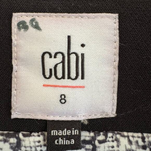 Cabi #3027 Abbott Billow Sleeve Military Style Black Gold Button Blazer Size 8 - Picture 6 of 6